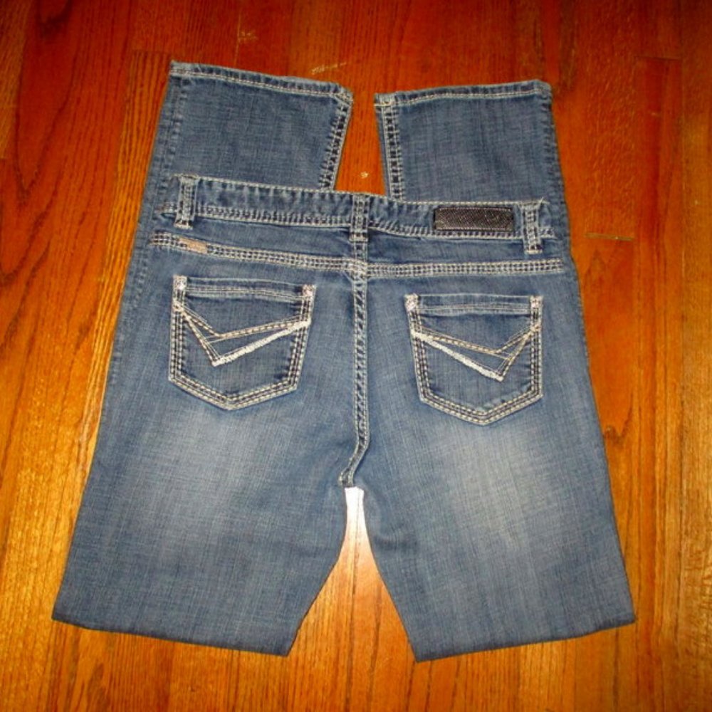 ROCK & ROLL COWGIRL Boyfriend Fit Mid-Rise Jeans Sz 30/34